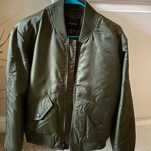 Banana Republic Olive Green Bomber Jacket